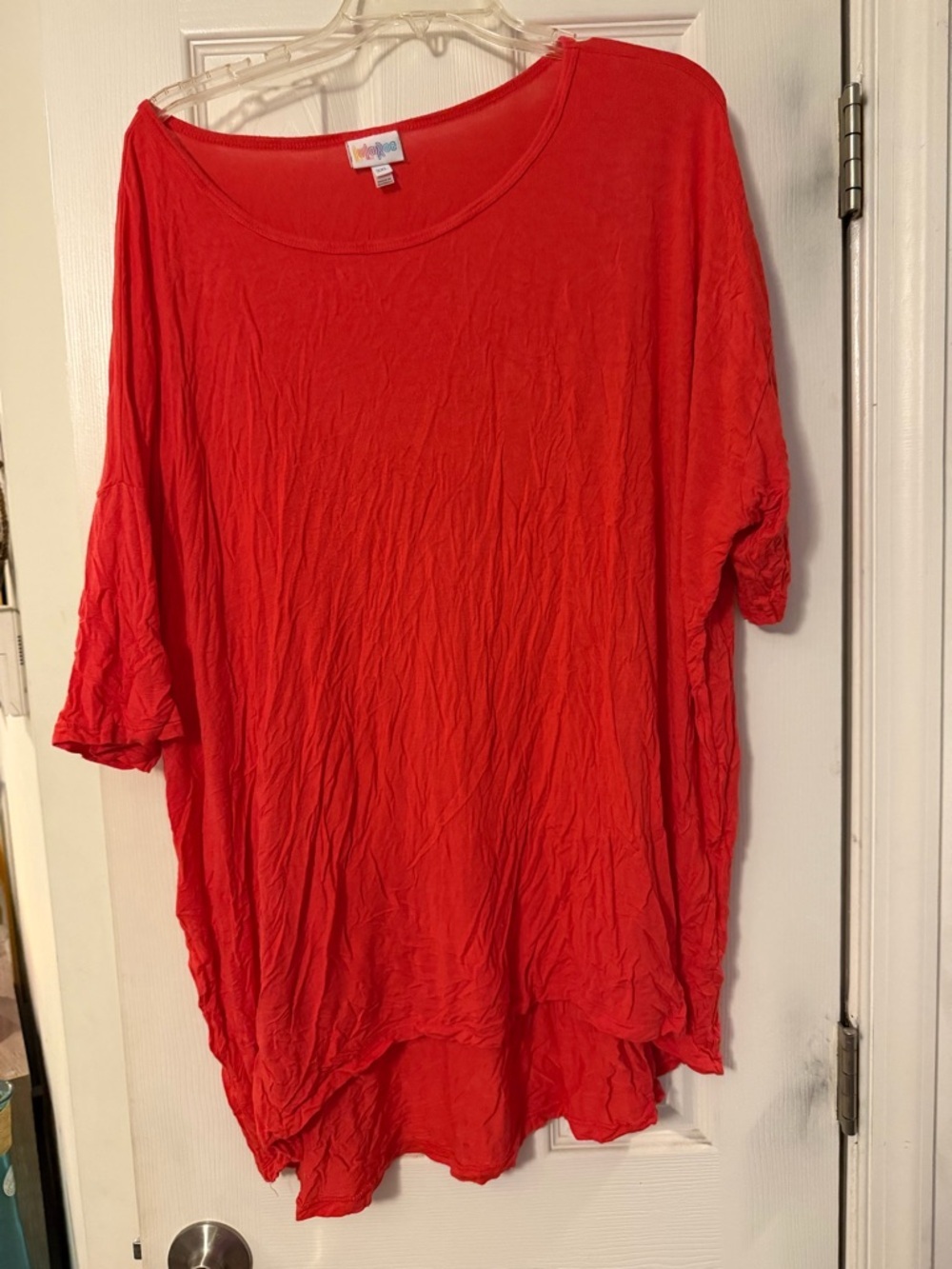 LuLaRoe Red Women's Scoop Neck Tunic